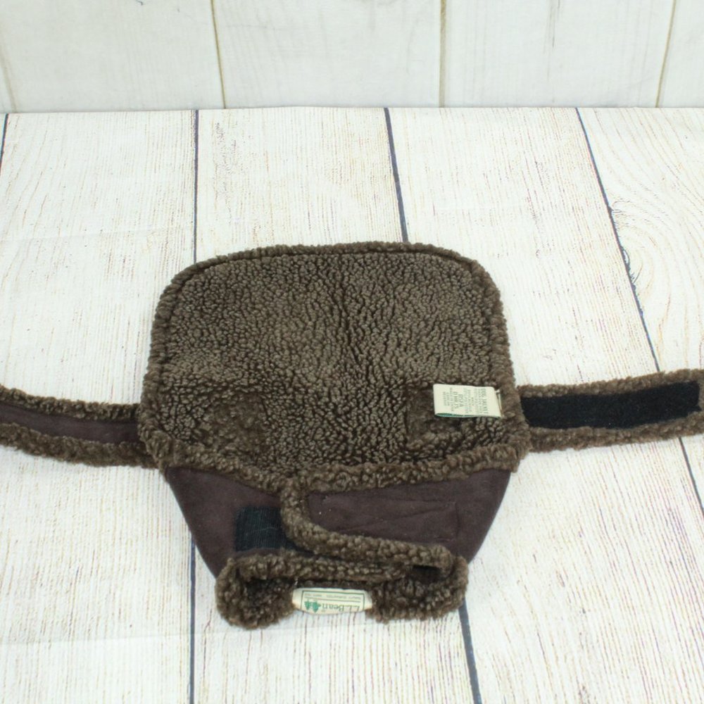 LL Bean Pet Brown Polyester Faux Fur Insulated Dog - Picture 6 of 9